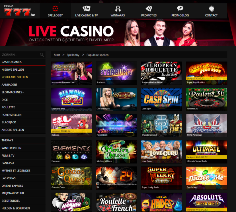 777 online lobby casino